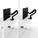 Arozzi Arena Nordico Sit/Stand Desk - White gaming desk Zwart