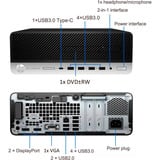 HP  pc-systeem Zwart/zilver