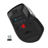 JLab Epic Wireless Mouse Zwart, 1200 - 2400 DPI, Bluetooth 5.2 / 2.4 GHz / USB