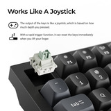 Keychron Q6 HE 8K Magnetic Switch Keyboard Wit, US lay-out (QWERTY), Keychron Ultra-Fast Lime, 100%, RGB, Hot swap, 8K