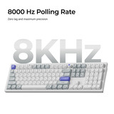 Keychron Q6 HE 8K Magnetic Switch Keyboard Wit, US lay-out (QWERTY), Keychron Ultra-Fast Lime, 100%, RGB, Hot swap, 8K