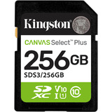 Kingston Canvas Select Plus 256 GB SDXC geheugenkaart UHS-I U1, Class 10, V10