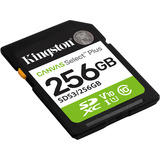 Kingston Canvas Select Plus 256 GB SDXC geheugenkaart UHS-I U1, Class 10, V10