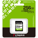 Kingston Canvas Select Plus 256 GB SDXC geheugenkaart UHS-I U1, Class 10, V10