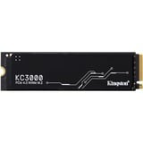 Kingston KC3000 2 TB SSD Zwart, SKC3000S/2048G, PCIe 4.0 NVMe, M.2 2280