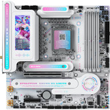 MAXSUN MS-iCraft B860M CROSS PRO socket 1851 moederbord Wit, RAID, 5 Gb-LAN, WLAN, BT, Sound, µATX