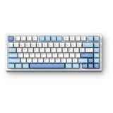 MCHOSE G75 Pro Tri-mode Gasket Structuur Mechanisch gaming toetsenbord Blauw, US lay-out, KTT Cabbage Tofu V2, 75%, RGB, hot swap, PBT Double-Shot, 2.4 GHz / USB-C / Bluetooth