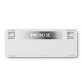 MCHOSE X75 V2 Blue Whale Sea Custom Mechanical RGB toetsenbord Wit, US lay-out (QWERTY), SWK Whale Sea, 75%, RGB, Hot swap, Double-Shot PBT, draadloos | Bluetooth | USB-C
