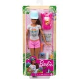 Mattel Barbie Wellness Hiking speelset met hond Pop 