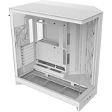 NZXT NZXT H9 Flow RGB (2025) All White midi tower behuizing Wit (mat) | 2x USB-A | 1x USB-C | RGB | Window