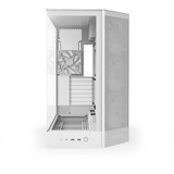 NZXT NZXT H9 Flow RGB (2025) All White midi tower behuizing Wit (mat) | 2x USB-A | 1x USB-C | RGB | Window