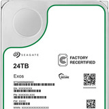 Seagate Exos 24 TB Refurbished harde schijf SATA 6 Gb/s, 3,5"