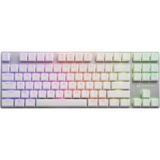 Sharkoon PureWriter TKL RGB, gaming toetsenbord Wit, US lay-out, Kailh Choc Low Profile Red, RGB leds, TKL