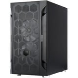 SilverStone SST-FAH1MB-PRO midi tower behuizing Zwart | 3x USB-A | RGB | Tempered Glass