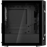 SilverStone SST-FAH1MB-PRO midi tower behuizing Zwart | 3x USB-A | RGB | Tempered Glass