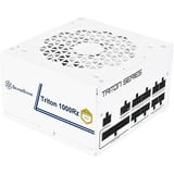 SilverStone Triton 1000Rz, 1000 Watt voeding  Wit, 1x 12-Pin High Power GPU, 4x PCIe, Kabel-Management