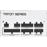 SilverStone Triton 1000Rz, 1000 Watt voeding  Wit, 1x 12-Pin High Power GPU, 4x PCIe, Kabel-Management