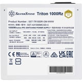 SilverStone Triton 1000Rz, 1000 Watt voeding  Wit, 1x 12-Pin High Power GPU, 4x PCIe, Kabel-Management