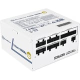 SilverStone Triton 1000Rz, 1000 Watt voeding  Wit, 1x 12-Pin High Power GPU, 4x PCIe, Kabel-Management