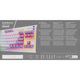 SteelSeries Apex 3 TKL RGB gaming toetsenbord Lichtpaars, US lay-out (QWERTY), SteelSeries Whisper-Quiet, 80% (TKL)	, RGB leds