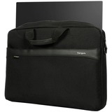 Targus 15-16" GeoLite EcoSmart Slim Brief laptoptas Zwart