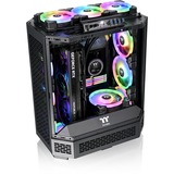 Thermaltake The Tower 600 midi tower behuizing Zwart | 4x USB-A | 1x USB-C | Tempered Glass