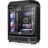 Thermaltake The Tower 600 midi tower behuizing Zwart | 4x USB-A | 1x USB-C | Tempered Glass