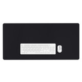 Trust Benya XXL Bureaumat 90x43 cm - Veganleer Bovenkant  Zwart, Antislip 