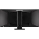 ViewSonic VA3456-MHDJ 34.1" UltraWide monitor Zwart (mat), 2x HDMI, 1x DisplayPort, sound