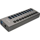 i-tec USB 3.0 Charging HUB 10 port + Power Adapter usb-hub Zwart