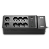 APC Back-UPS BE500G2-FR - Noodstroomvoeding ups Zwart, 8x Schuko, 500VA, 1 USB oplader, 1 USB datapoort