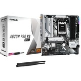 ASRock A620M Pro RS WiFi socket AM5 moederbord RAID, Gbit LAN, Wi-Fi 6E, BT 5.2, Sound, µATX