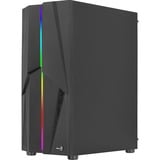 Aerocool Mecha v1 midi tower behuizing Zwart | 2x USB-A | RGB | Window