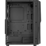 Aerocool Mecha v1 midi tower behuizing Zwart | 2x USB-A | RGB | Window