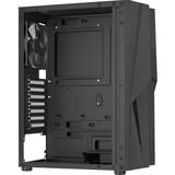 Aerocool Mecha v1 midi tower behuizing Zwart | 2x USB-A | RGB | Window