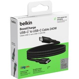 Belkin BoostCharge USB-C to USB-C Cable 240 W kabel Zwart, 1 meter