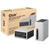 Club 3D USB 3.2 Gen 1 4K UHD Mini Docking Station Grijs, CSV-3104D