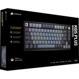 Corsair K65 Plus Wireless RGB mechanisch gaming toetsenbord Zwart, US lay-out (QWERTY), Corsair Red, 75%, RGB leds, 75%, PBT double-shot