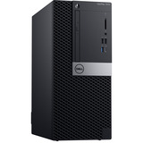 Dell OptiPlex 7070 MT Refurbished pc-systeem Zwart | Core i5-9500 | UHD Graphics 620 | 16 GB | 2 TB + 512 GB SSD
