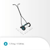 GARDENA Kooimesmaaier Comfort 330 kooimaaier Grijs/turquoise, 11750-20