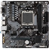 GIGABYTE B650M S2H socket AM5 moederbord Zwart/grijs, RAID, Gb-LAN, Sound, µATX