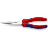 KNIPEX Platspitse tang met zijsnijder 200mm grijptang Rood/blauw