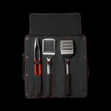Kamado Joe Krafted stalen grillgereedschap accessoire set grillbestek 3-delig, Inclusief canvas draagtas