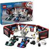 LEGO City - F1 garage met Mercedes-AMG en Alpine auto's Constructiespeelgoed 60444