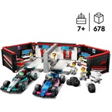 LEGO City - F1 garage met Mercedes-AMG en Alpine auto's Constructiespeelgoed 60444