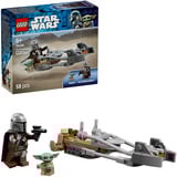 LEGO Star Wars - De Mandalorian en Grogu's speederbike Constructiespeelgoed 75436