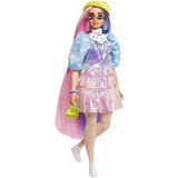 Mattel Barbie Extra #2 - Shimmery Look with Pet Puppy Pop 