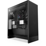 NZXT H7 Flow ( 2024 ) midi tower behuizing Zwart | 2x USB-A | 1x USB-C | Tempered Glass