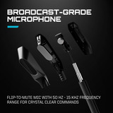 Nacon  R5 SPEAR PRO HS Bedrade Gaming headset over-ear  Zwart, PlayStation 4, PlayStation 5