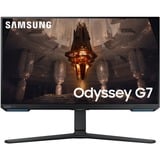 SAMSUNG Odyssey G7 G70B 28" 4K UHD gaming monitor Zwart, 2x HDMI, 1x DisplayPort, 2x USB-A 3.2 (5 Gbit/s), 1x RJ-45, 144 Hz
